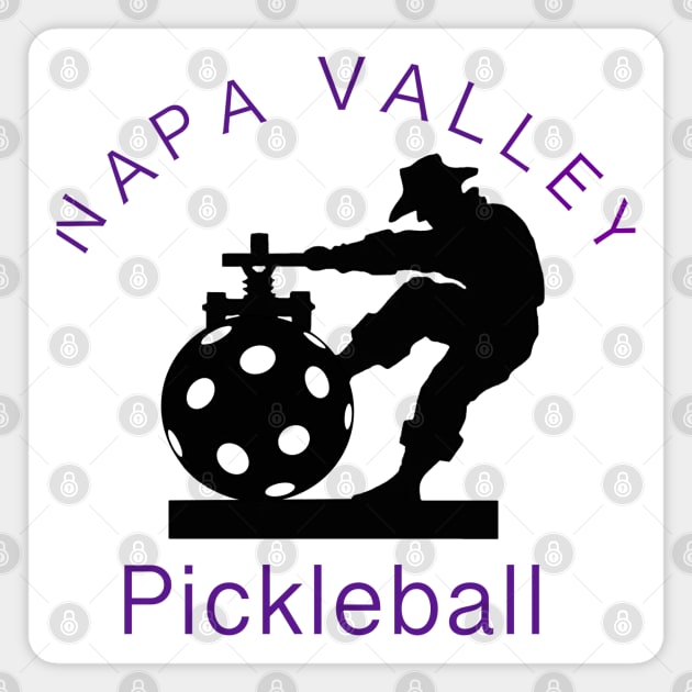 Napa Valley Pickleball Classic (front only) Magnet by T Santora